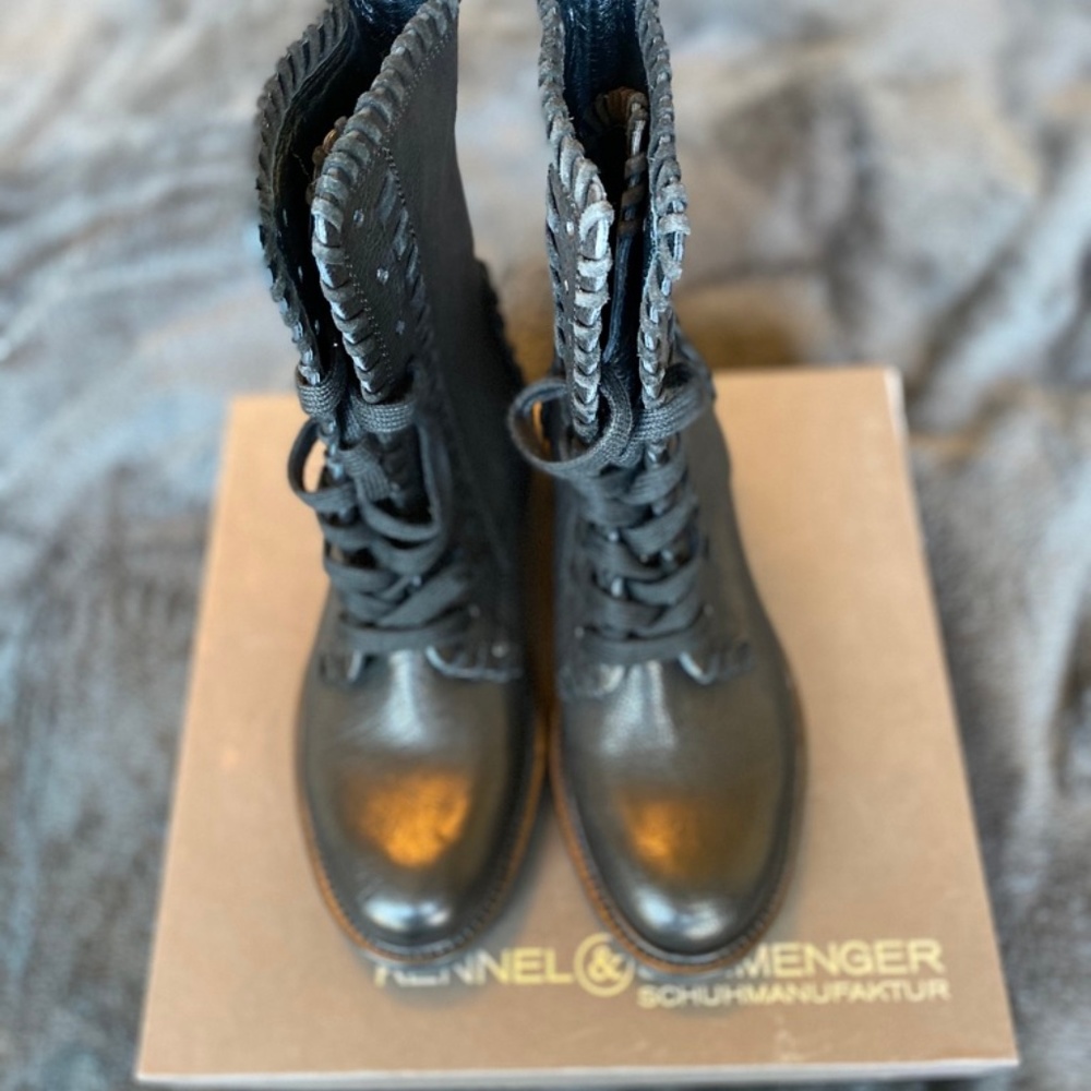 Kennel & Schmenger leather combat boots 6 NIB!